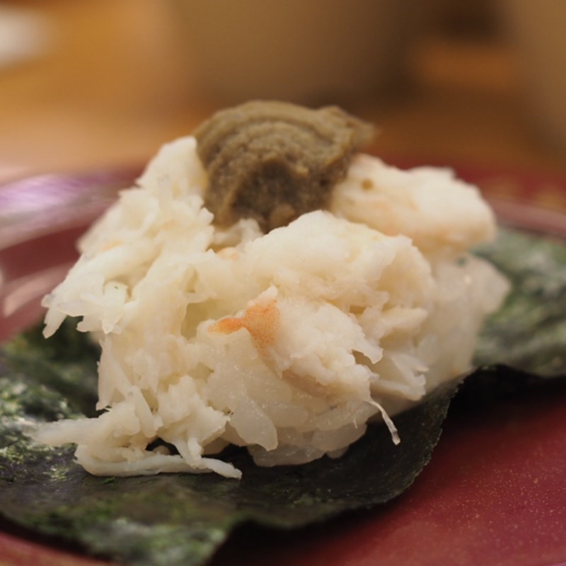 丸ずわい蟹てんこ盛り(スシロー 豊南店)