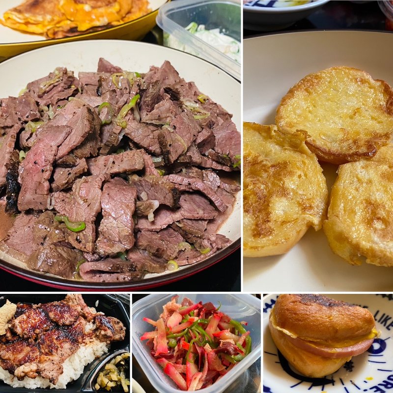 塩ネギローストビーフ(自宅)