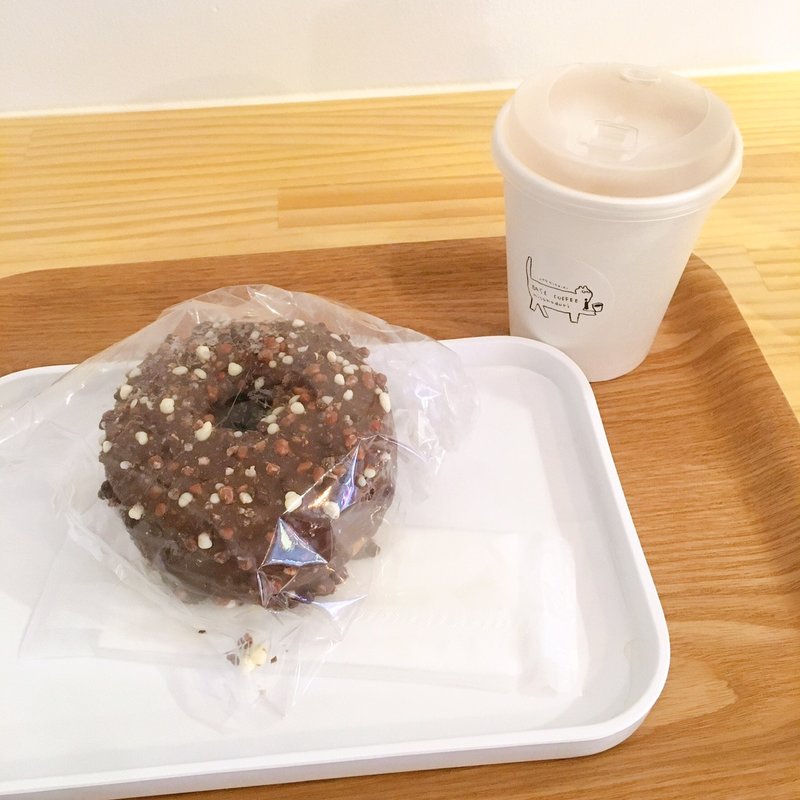 クロワッサンチョコドーナツ(BASE COFFEE（ベースコーヒー 一宮本店）)