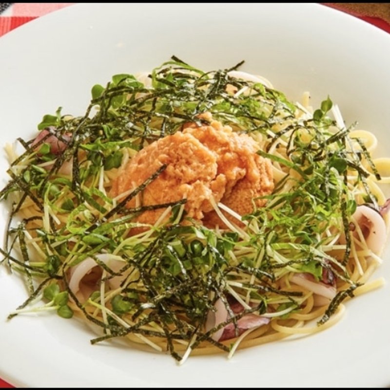 イカと明太子のバターパスタ(銀座シシリア （Sicilia）)