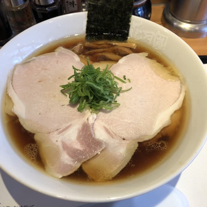 飯田商店醤油ラーメン(らあめん花月嵐 西蒲田店)