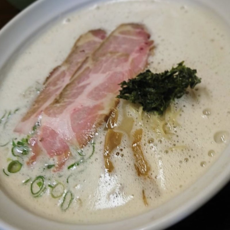 鶏白湯煮干そば(中華そば かなで)