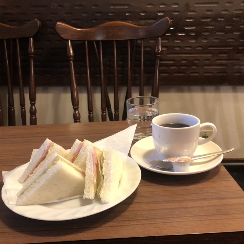 ハムサンド（ミニ）セット(菊池珈琲商店)