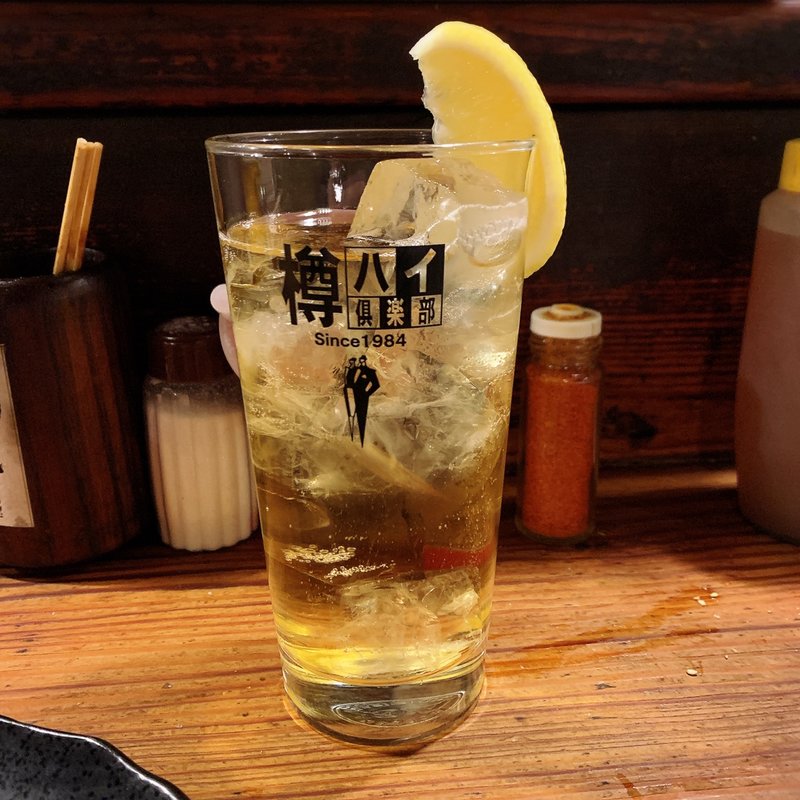 角ハイボール(かわ屋 白金店)