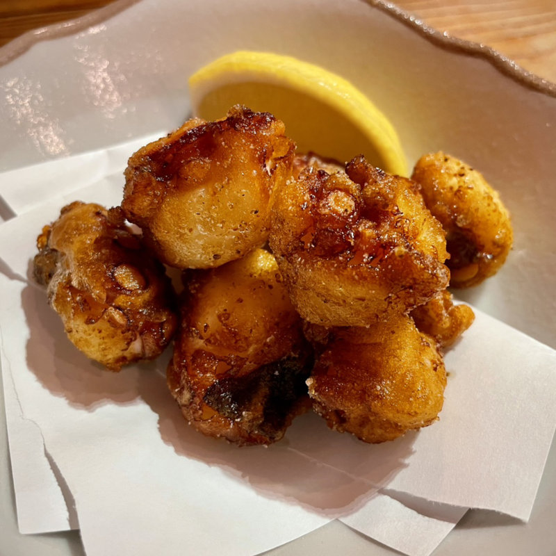 真だこの唐揚げ山椒風味(鉄板中華 福華)