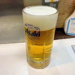 生ビール(長浜屋台　長浜ラーメン　若大将)