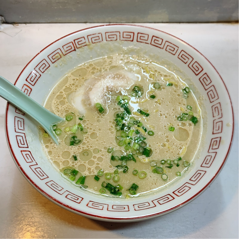 長浜ラーメン(長浜屋台　長浜ラーメン　若大将)