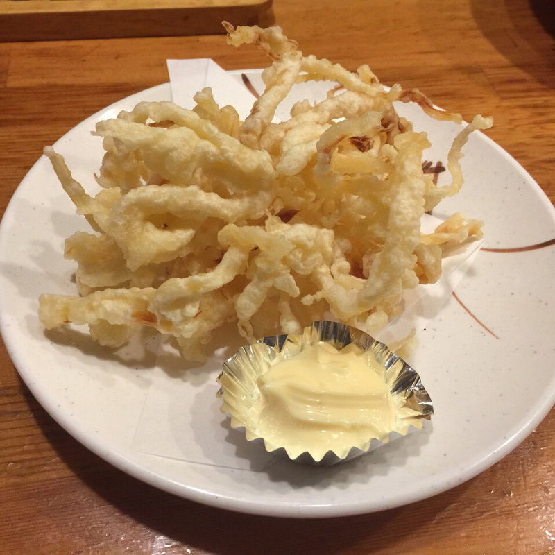 スルメイカの天ぷら(みずしま)