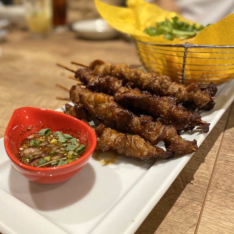 タイ屋台の豚串焼き(スコンター RAYARD Hisaya-odori Park店)