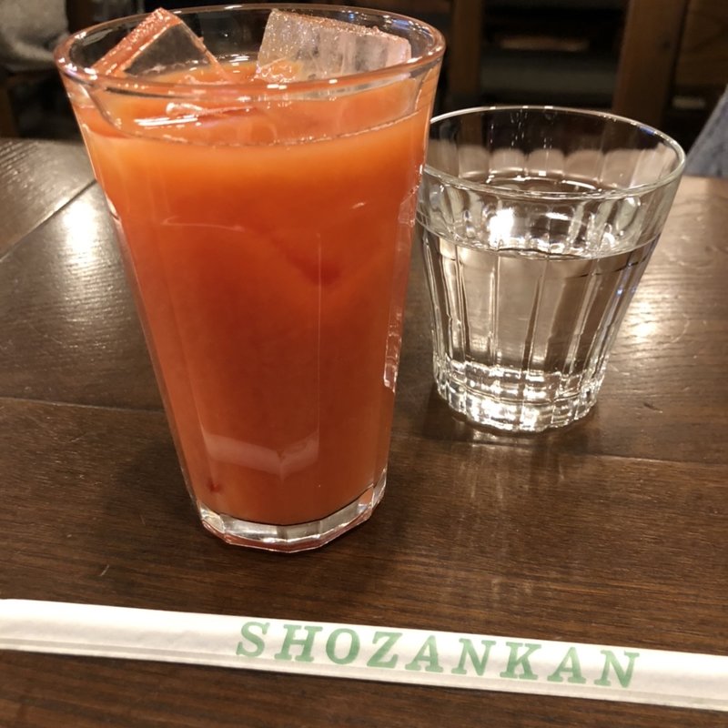 シチリア産ブラッドオレンジジュース(ピッツェリア・パドリーノ・デル・ショーザン （PIZZERIA PADRINO DEL SHOZAN）)