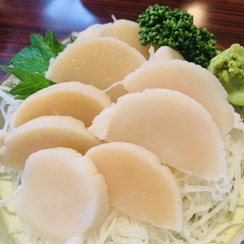 ほたて貝刺し(丸千葉)