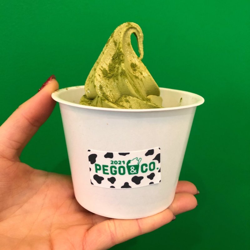 抹茶ソイラテソフトクリーム(PEGO＆CO. 世田谷店（ペゴあんこ せたがやてん）)