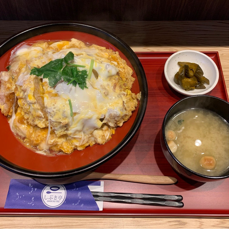 Wかつ丼(しぶき　東口本店)