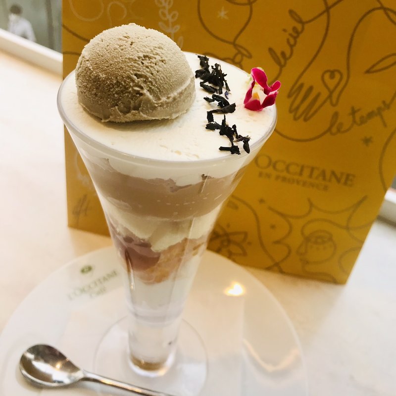 ロクシタン ティーパフェ(ロクシタンカフェ渋谷店)