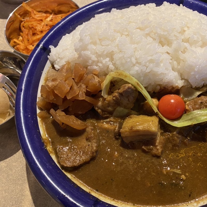 ミックス（野菜＋ビーフ）カレー大盛(カリーライス専門店エチオピア 本店)