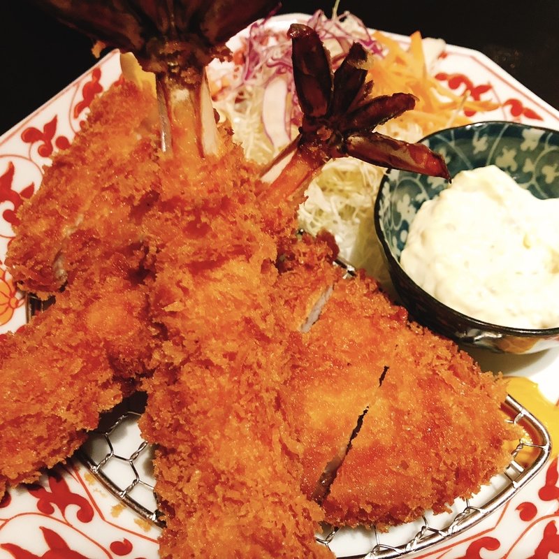 エビロースカツ膳(あんず )