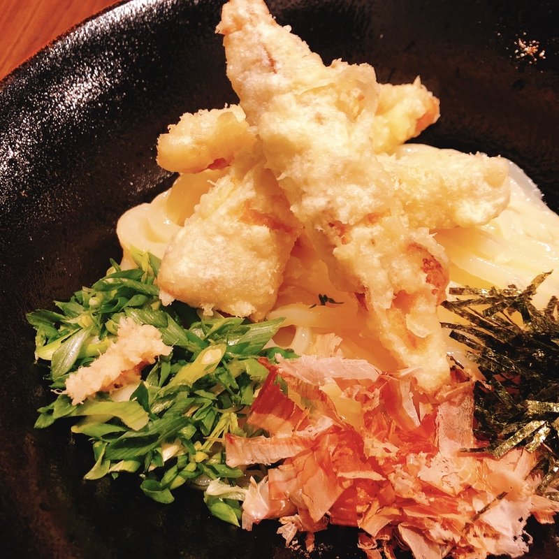 ちくわ天ぶっかけ(冷)(豊前裏打会 萬田うどん)