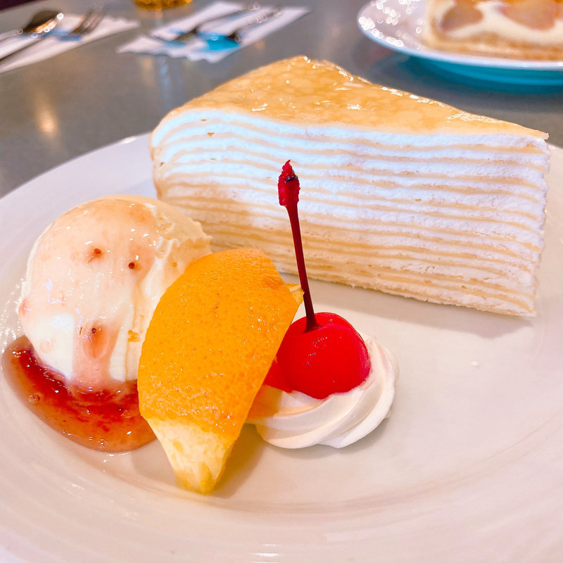 ミルクレープケーキ(コーヒーショップギャラン)