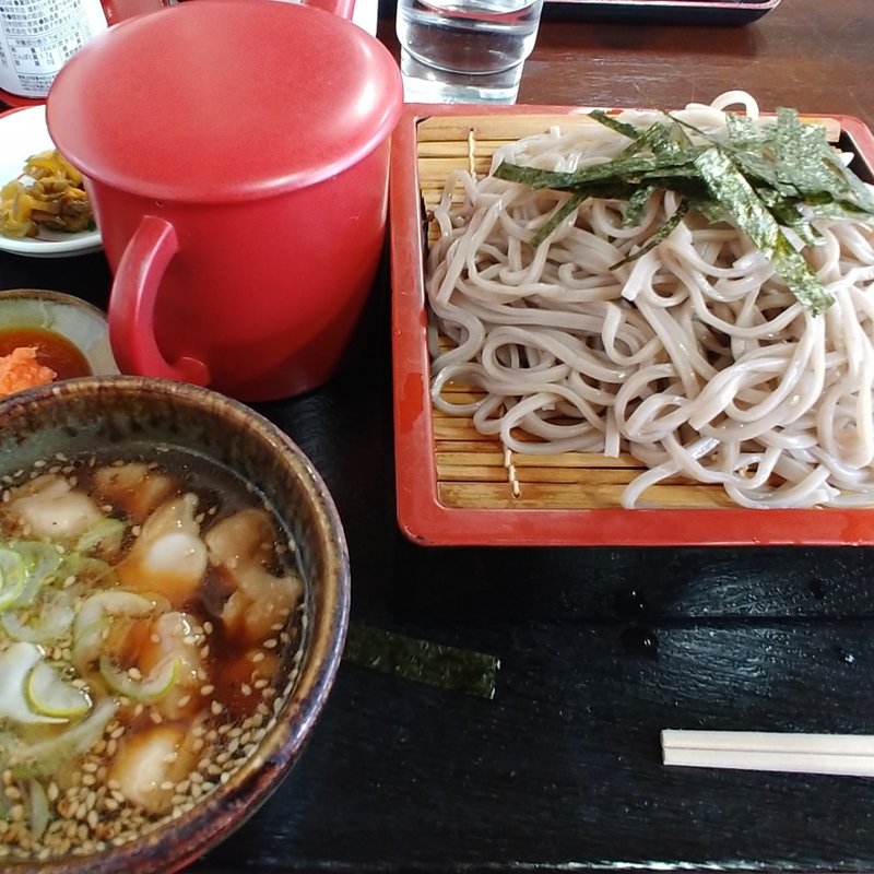 鶏南蛮つけそば(畠山旅館　更科八 （はたけやまりょかん　さらしなや）)