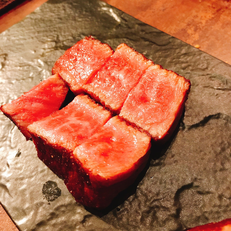 テイスティングコース（熟成肉ミスジのステーキ）(又三郎)