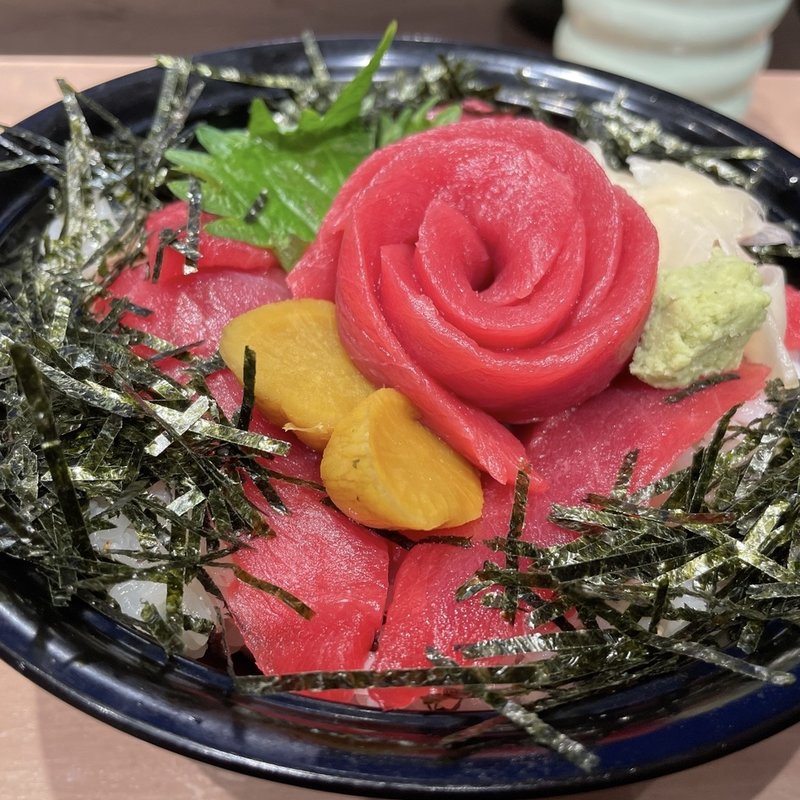 本まぐろ鉄火丼(すしざんまい 神楽坂店)