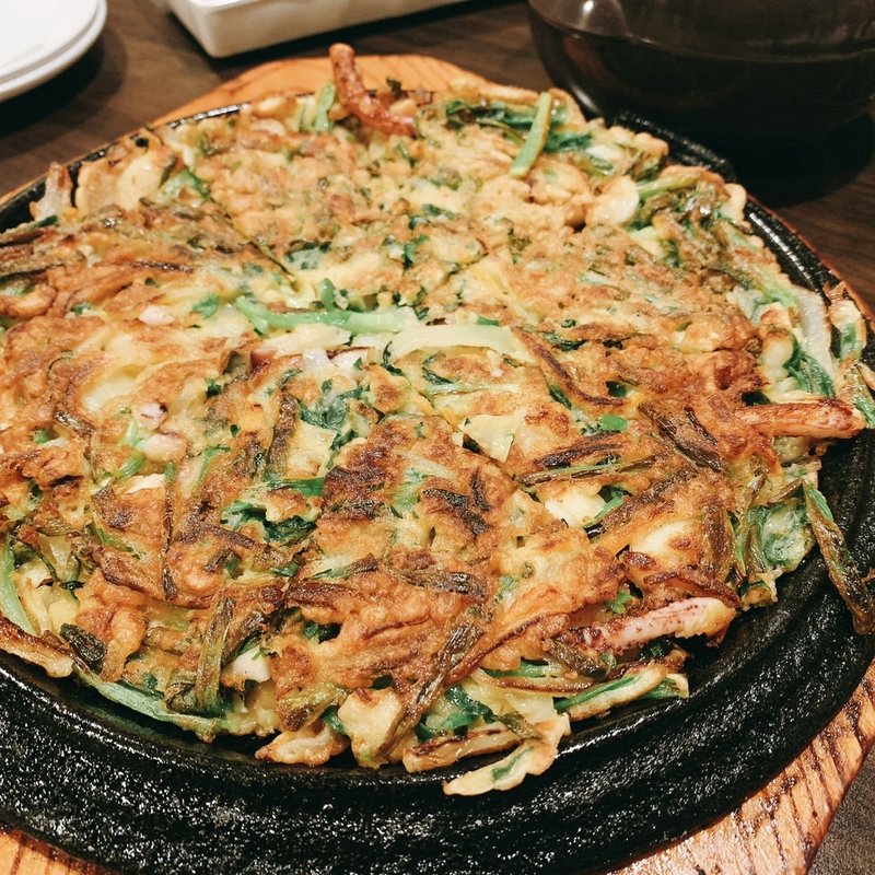 海鮮チヂミ(兄夫食堂 渋谷店)