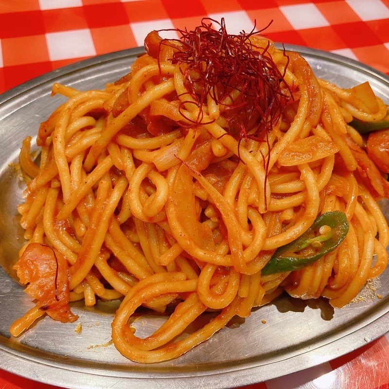 旨辛ナポリタン(スパゲッティーのパンチョ 新宿店)