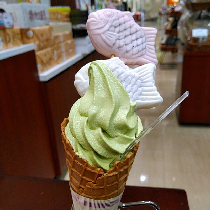 めで鯛ソフトクリーム(喜久水庵 イオンモール石巻店 )