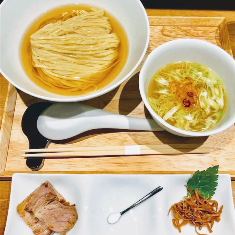 鰹昆布水つけ麺(しお)(らぁ麺や嶋)