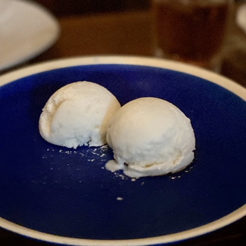 カルダモンのジェラート(Xato burrata ＆ steak)