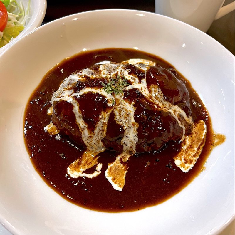 ハンバーグデミグラスソース(れすとらん 茅 （かや）)