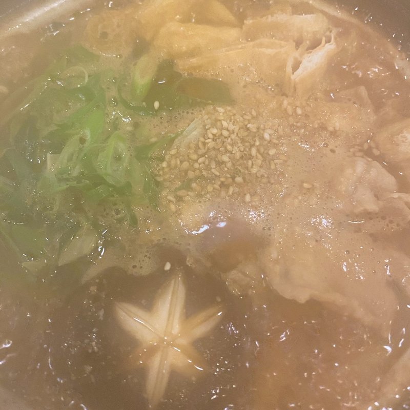 味噌煮込うどん(うどん居酒屋 麦笑)