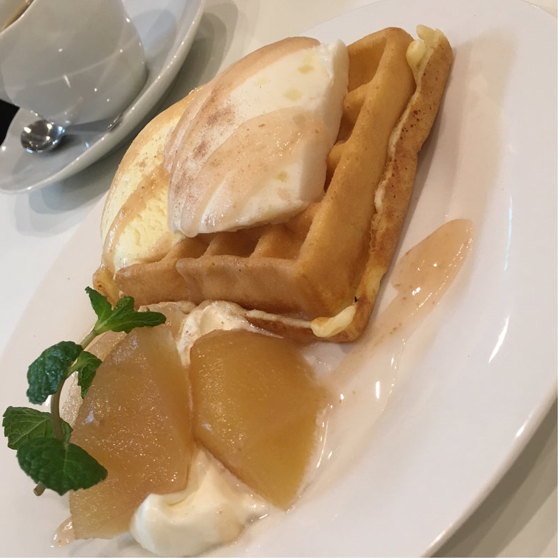 りんごワッフル ミニ(フルーツカフェ オレンジ （fruit cafe ORANGE）)