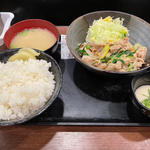 塩すたみな焼き定食肉増し