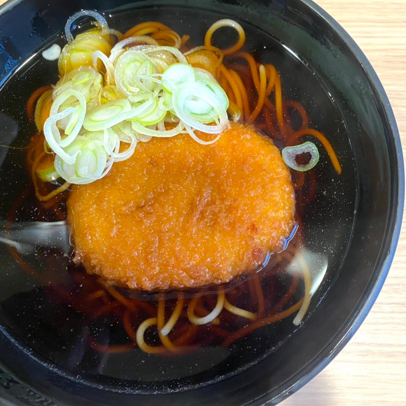 コロッケそば(立喰いそばうどん すすきの)