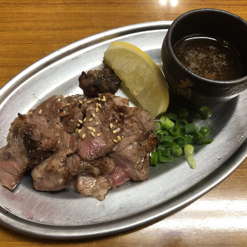 ハラミ一本焼き(もつ焼きつみき千住本店1F:2F：個室)