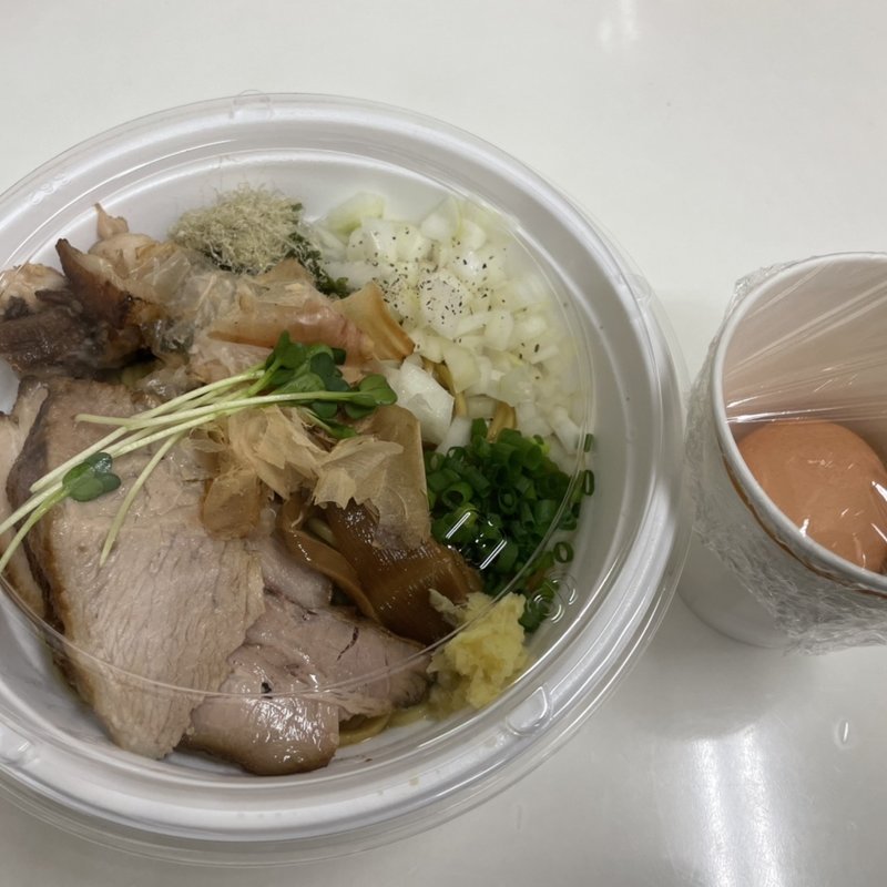 会津地鶏のまぜそば(ラーメン専科 竹末食堂)