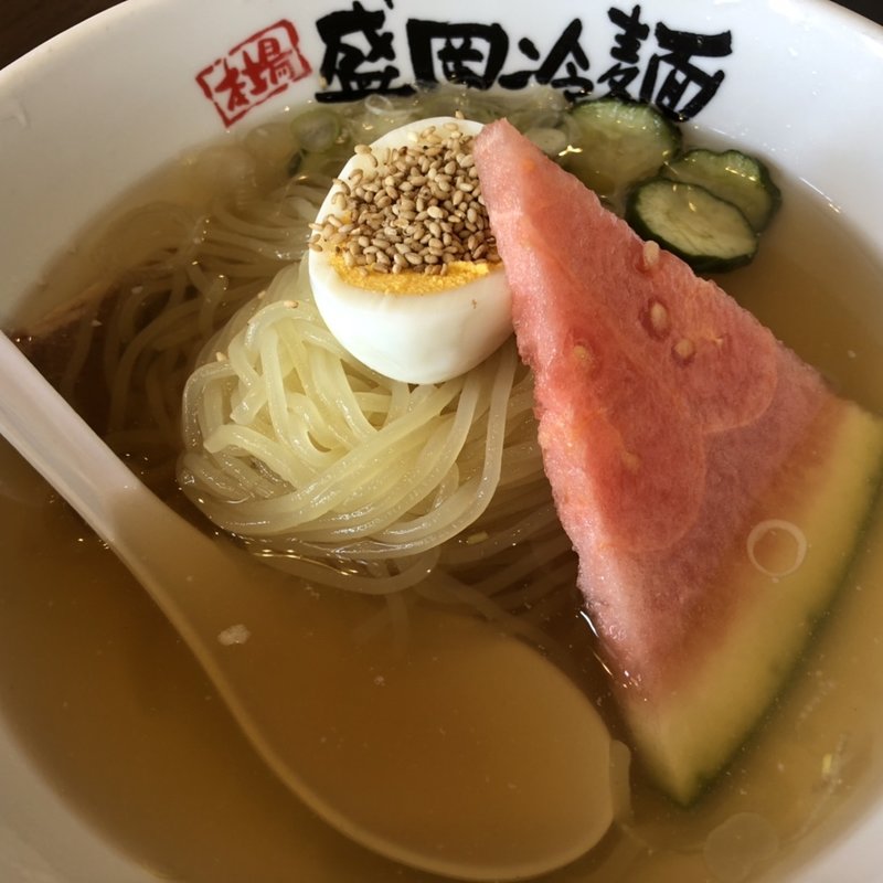 〆に！　「自家製盛岡冷麺」(やまなか家 郡山さくら通り店 )