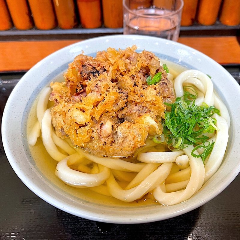 げそ天うどん(かのや 新宿東南口店 - 生そば・讃岐うどん)