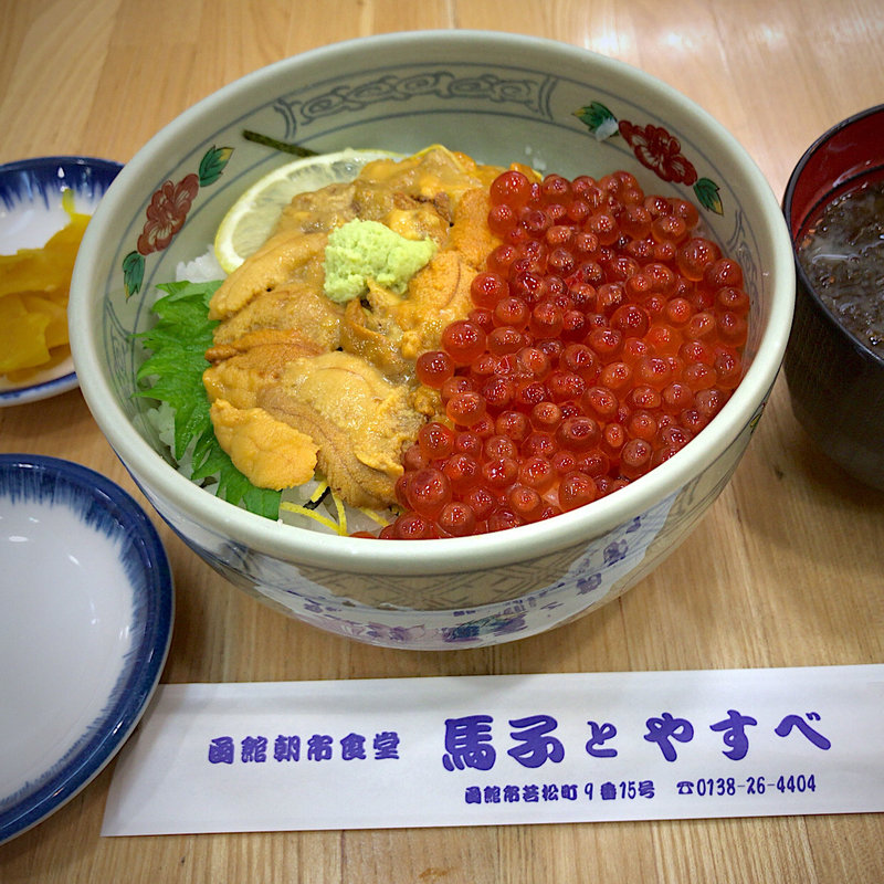 生うに・いくら丼(馬子とやすべ食堂)