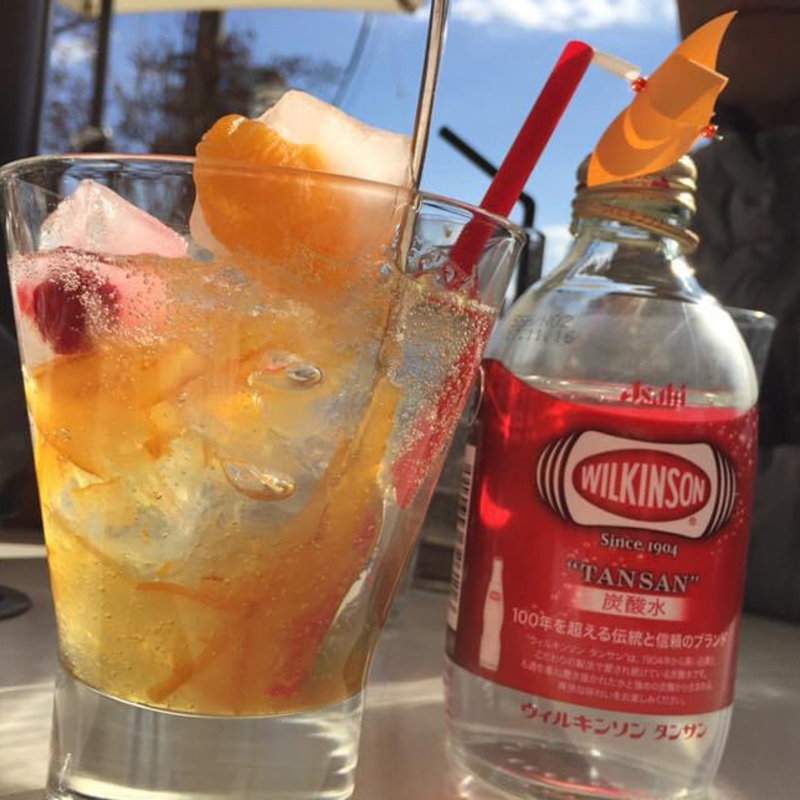 思い出の柚子ソーダ(海辺の途中 )