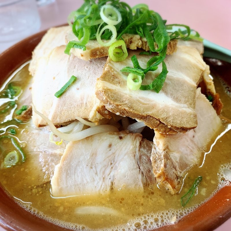 味噌チャーシューメン(一楽ラーメン 名島本店)