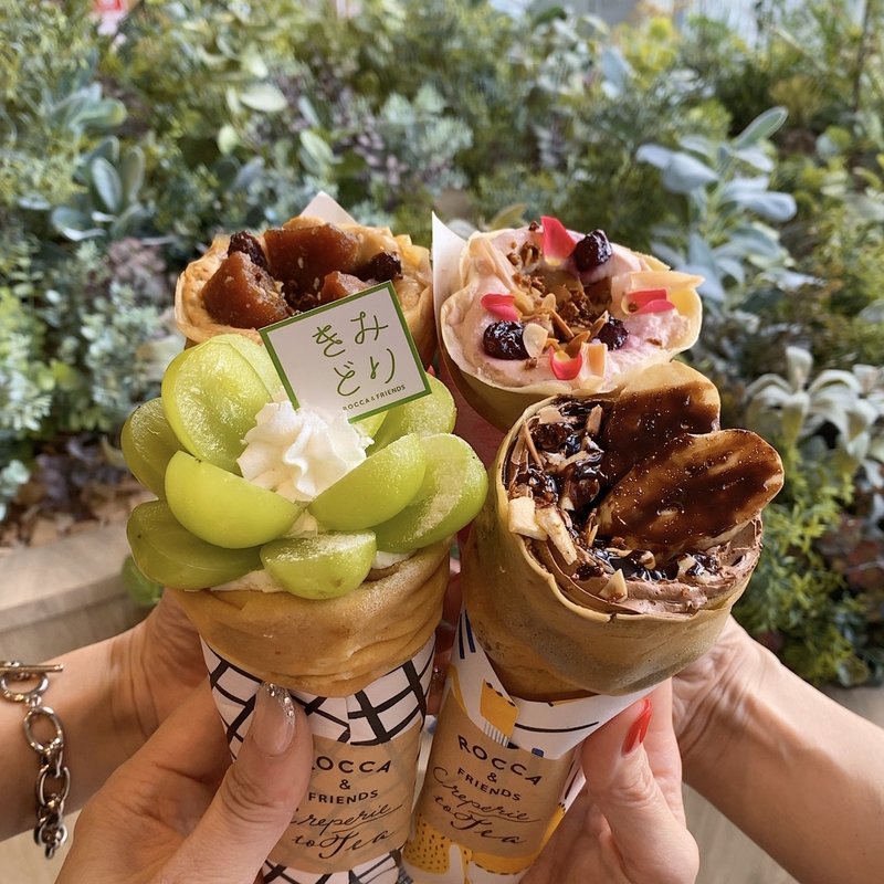 クレープいろいろ(ROCCA&FRIENDS CREPERIE to TEA 名古屋店)