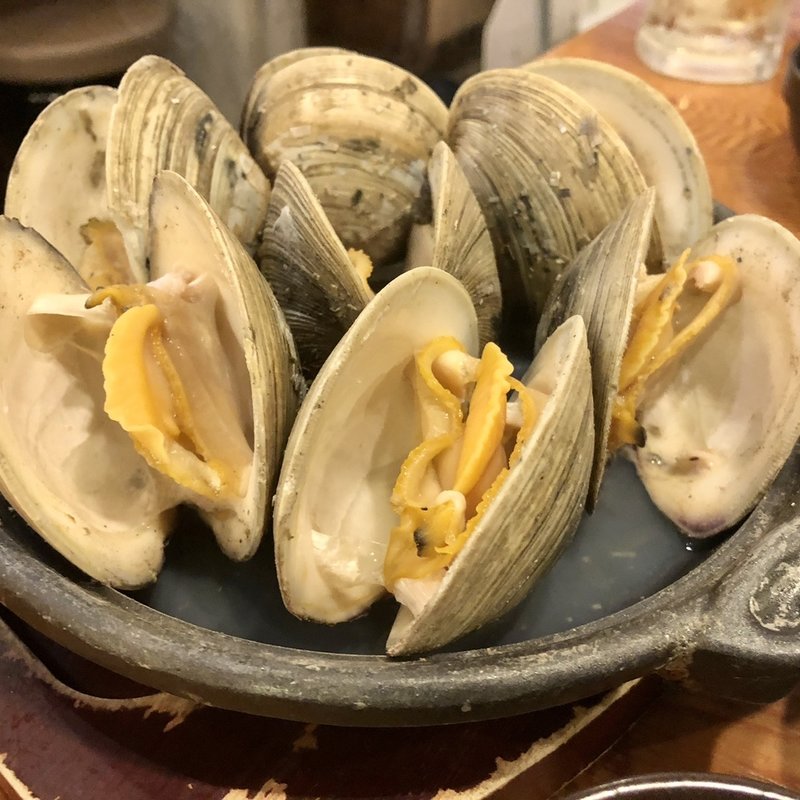 国産ホンビノス貝の酒蒸し(さかなや道場 佐世保山県町店 )