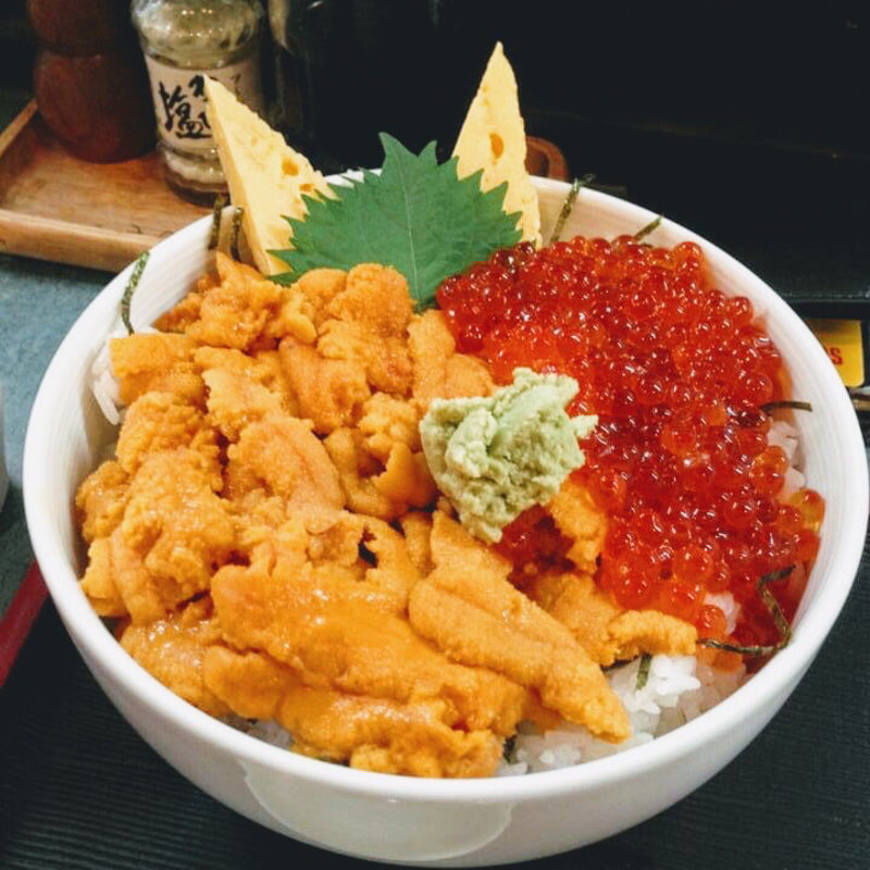うに・いくら丼(味の店 五味屋 （ごみや）)