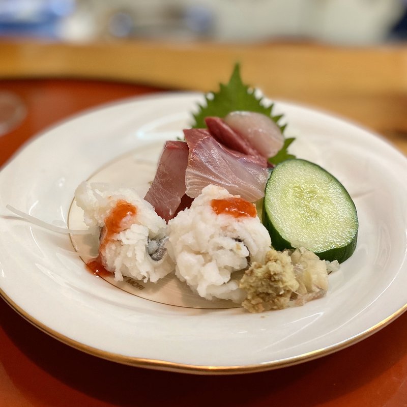 お造り定食(はまち、鱧)(梵天 （ぼんてん）)