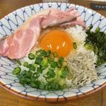 会津地鶏の鶏油卵かけご飯(ラーメン専科 竹末食堂)