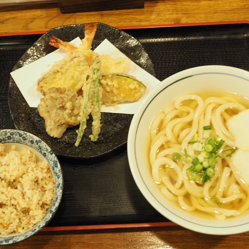天ぷらうどん(さぬき手打ちうどん 錢形)