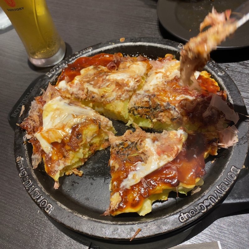 お好み焼き(ぼてぢゅう 新大阪駅店)