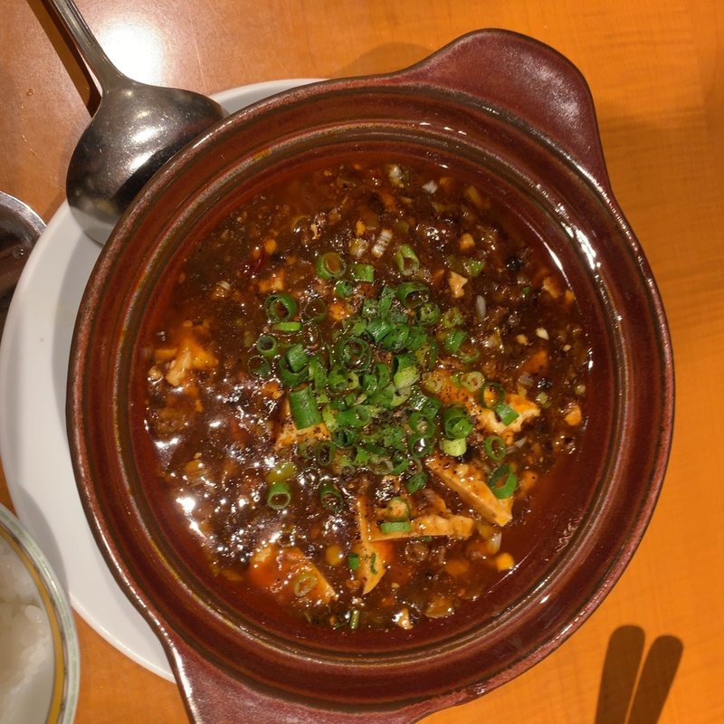 麻婆豆腐(銀座アスター 上本町近鉄賓館)